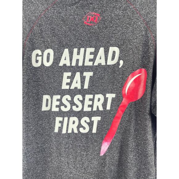 Dairy Queen Employee T Shirt Mens M Gray Crew Worker Short Sleeve Crew Neck - Picture 6 of 9